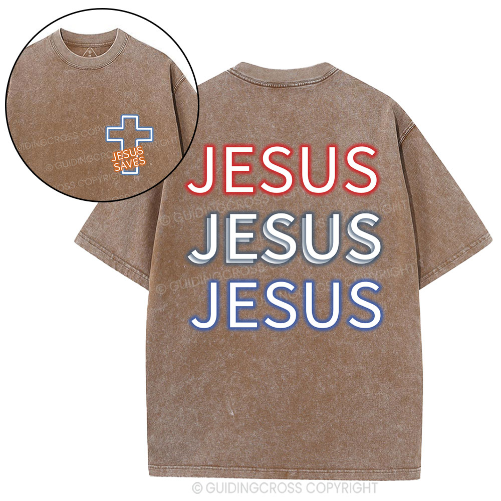Jesus Christian Washed T-Shirt