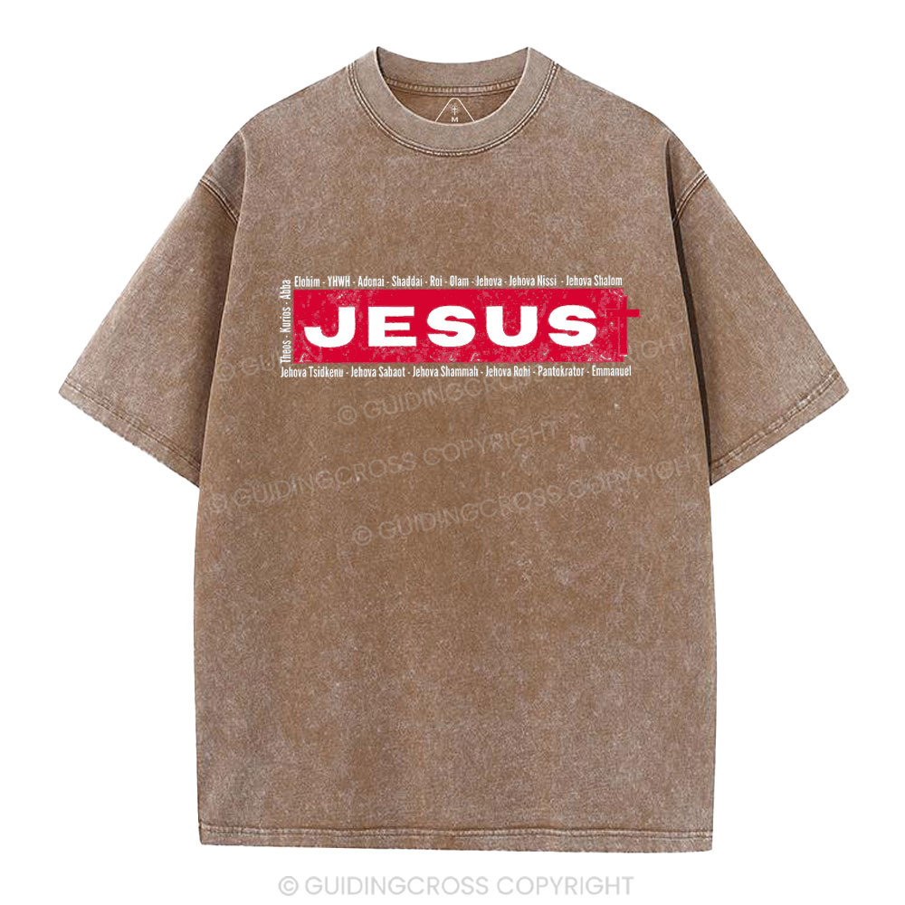 Jesus Christian Washed T-Shirt