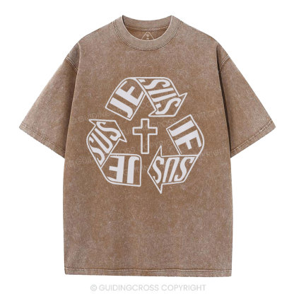 Jesus Christian Washed T-Shirt