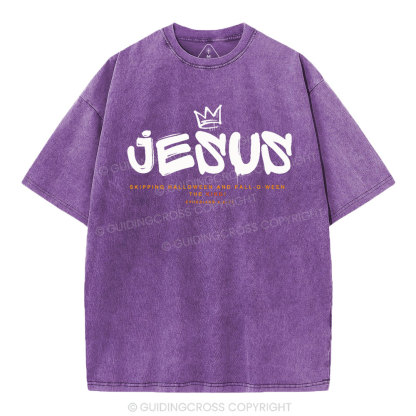 Jesus Christian Washed T-Shirt
