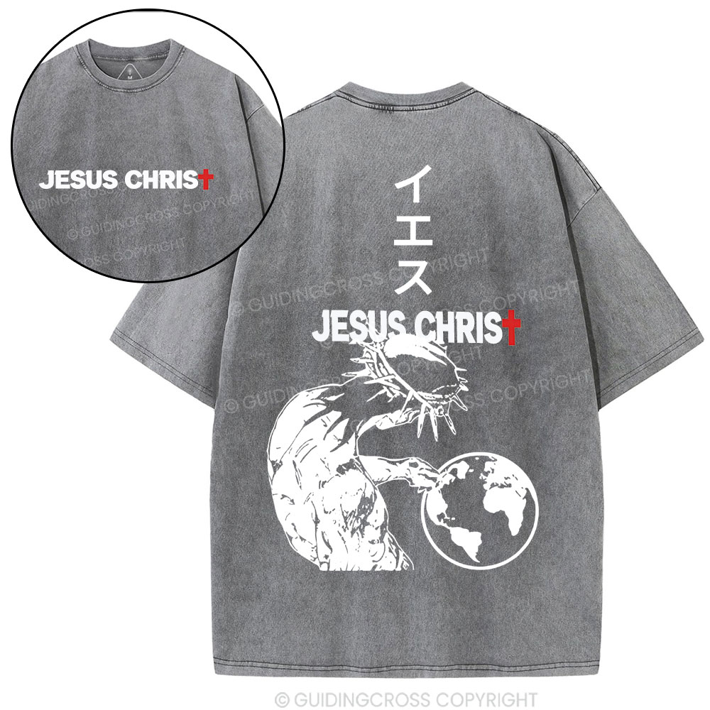 Double-sided sample washed T-Shirt Sale - GuidingCross