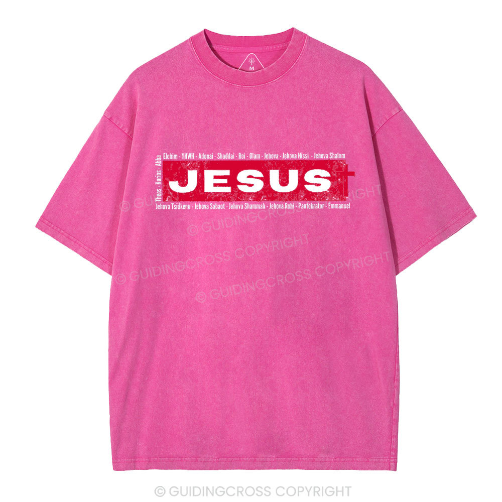 Jesus Christian Washed T-Shirt