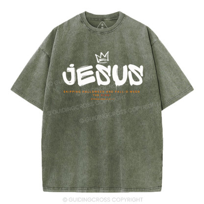 Jesus Christian Washed T-Shirt