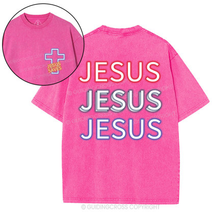 Jesus Christian Washed T-Shirt