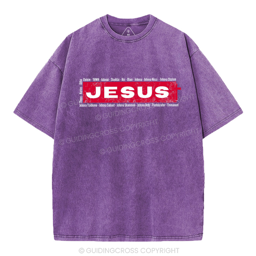 Jesus Christian Washed T-Shirt