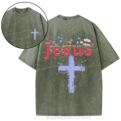 Jesus Christian Washed T-Shirt