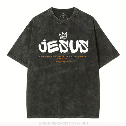 Jesus Christian Washed T-Shirt