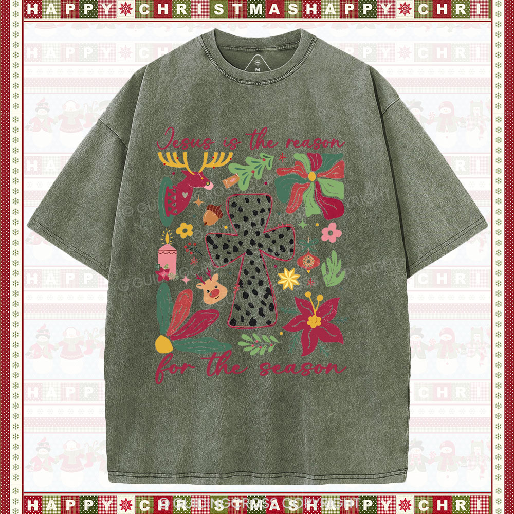 Jesus Christian Washed T-Shirt