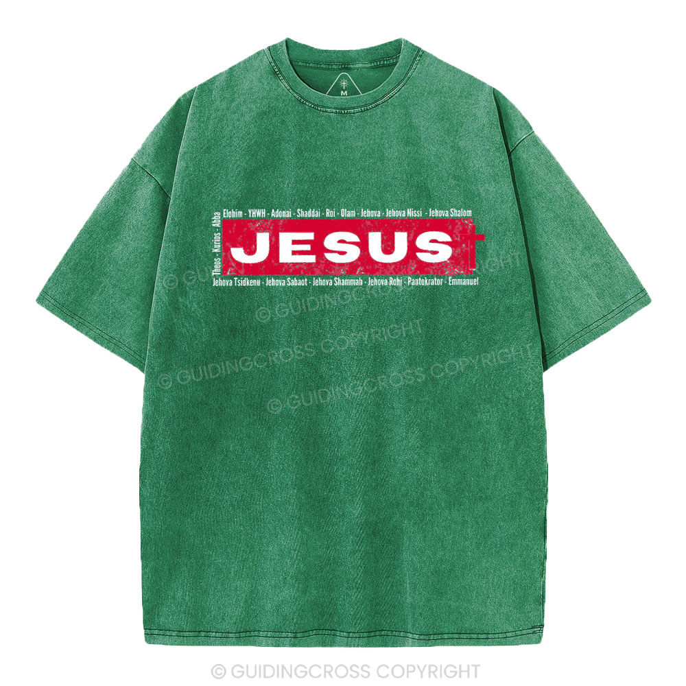 Jesus Christian Washed T-Shirt