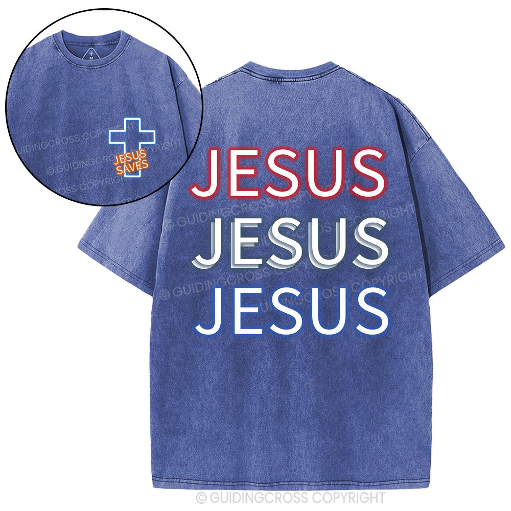 Jesus Christian Washed T-Shirt