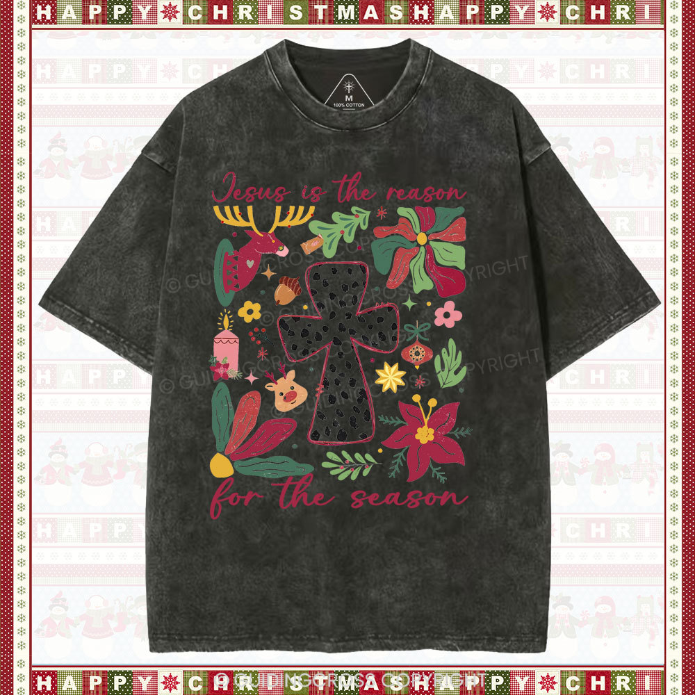 Jesus Christian Washed T-Shirt