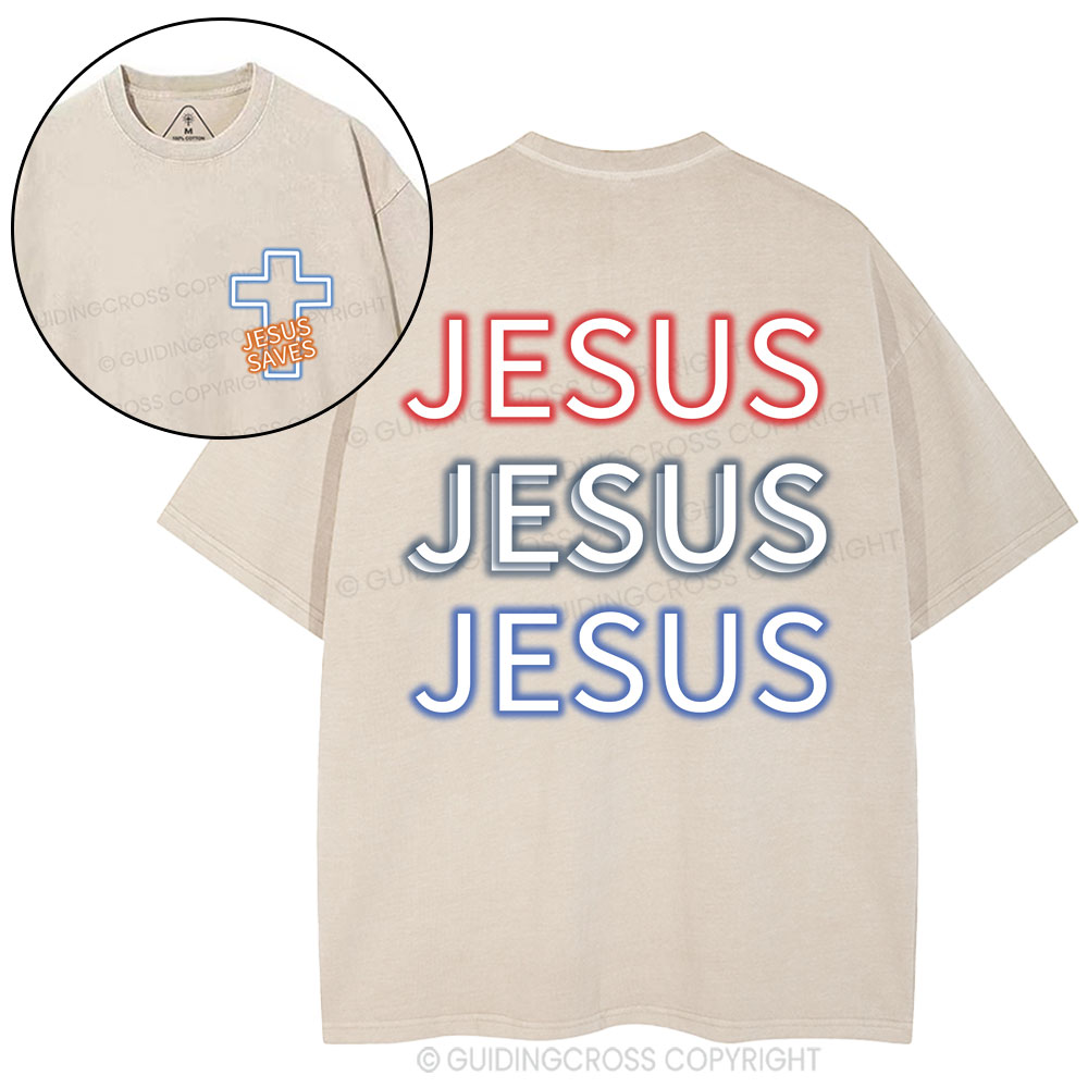 Jesus Christian Washed T-Shirt
