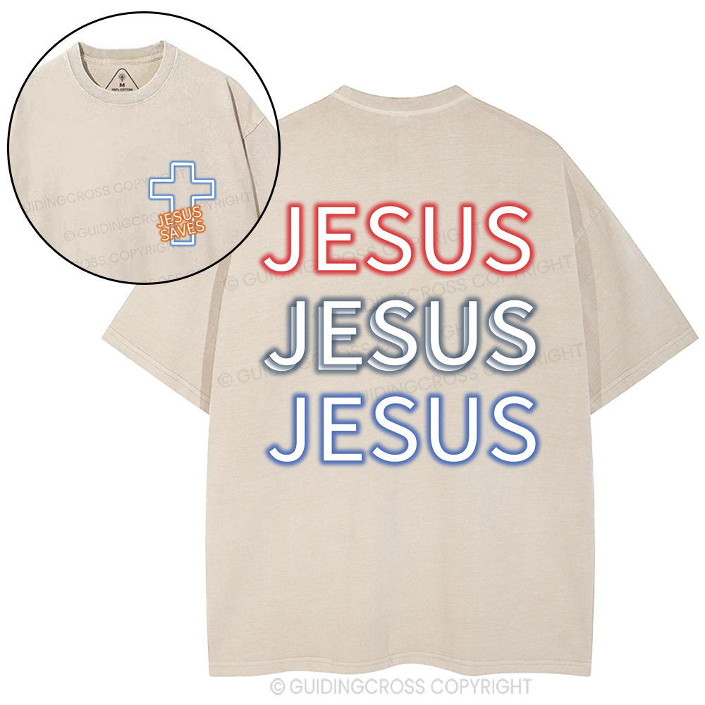Jesus Christian Washed T-Shirt