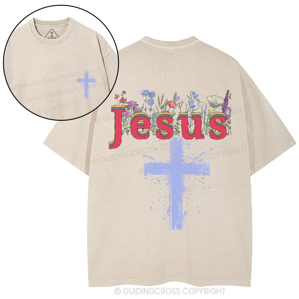 Jesus Christian Washed T-Shirt