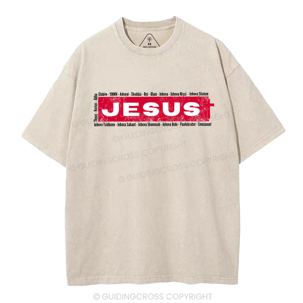 Jesus Christian Washed T-Shirt