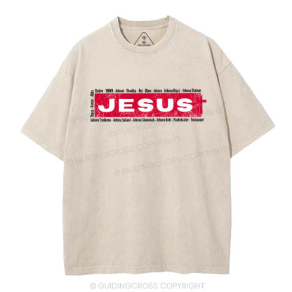 Jesus Christian Washed T-Shirt