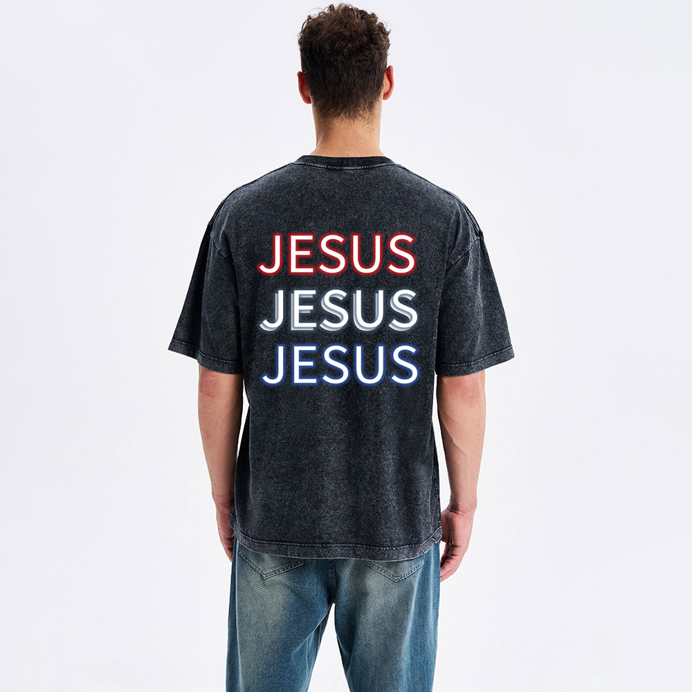 Jesus Christian Washed T-Shirt