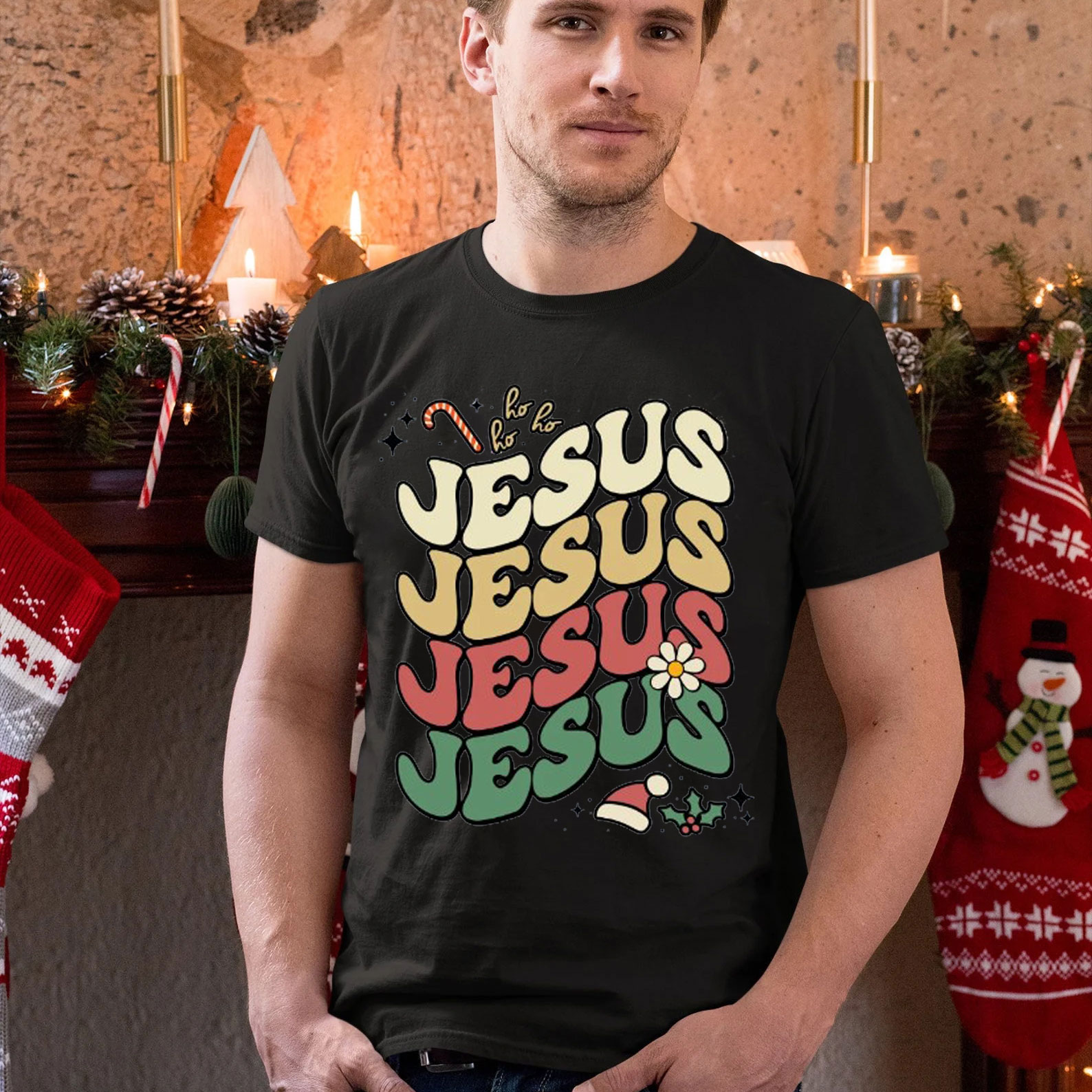 Jesus Christmas Christian T-Shirt