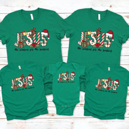 Jesus Christmas Family Matching Shirts
