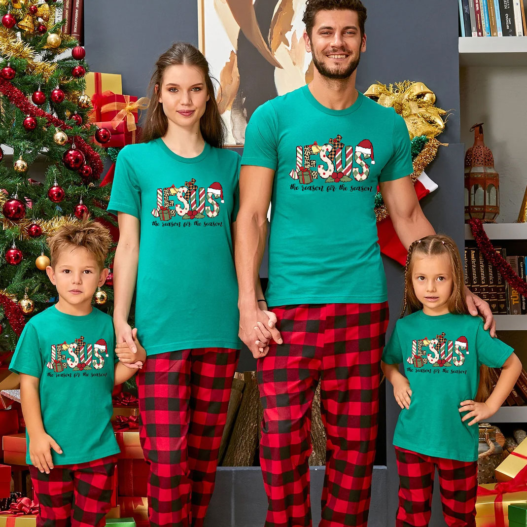 Jesus Christmas Family Matching Shirts