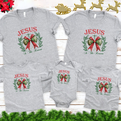 Jesus Christmas Family Matching Shirts