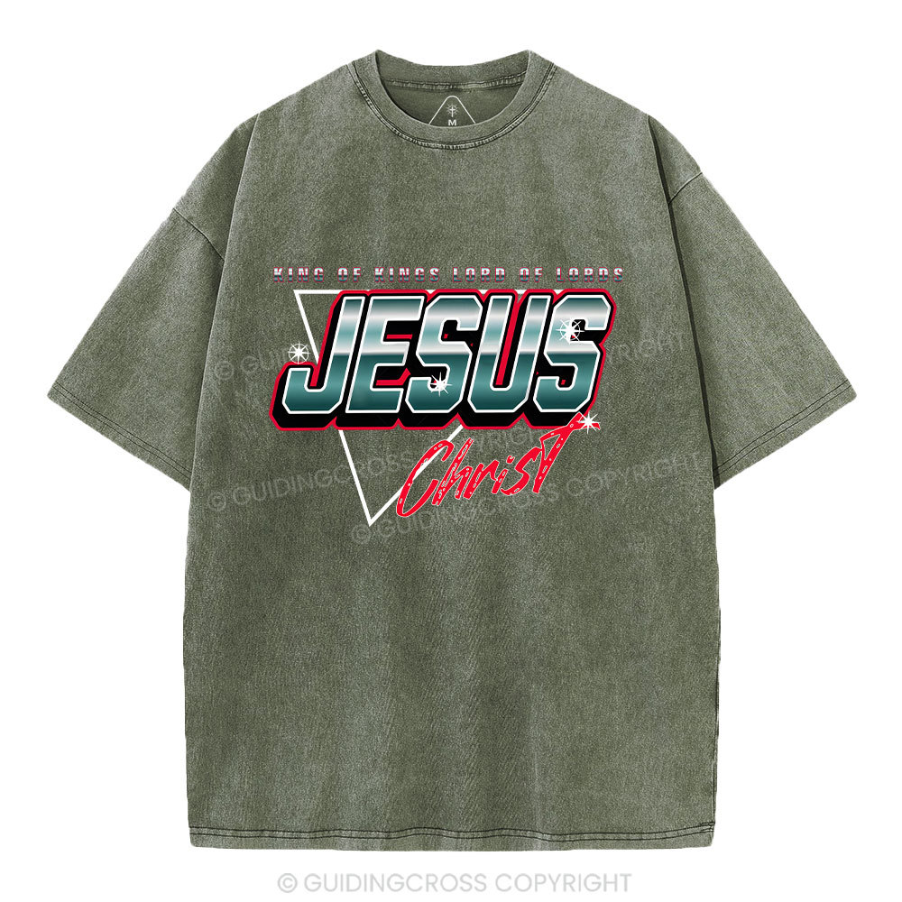 Jesus Chrsit Christian Washed T-Shirt