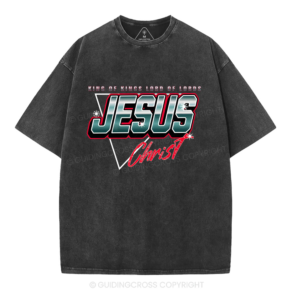 Jesus Chrsit Christian Washed T-Shirt Sale - GuidingCross