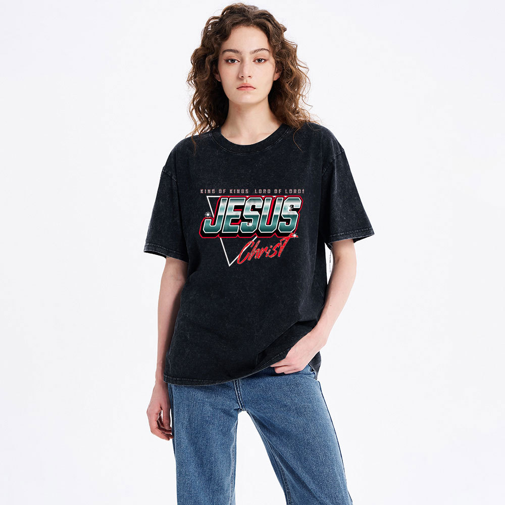 Jesus Chrsit Christian Washed T-Shirt