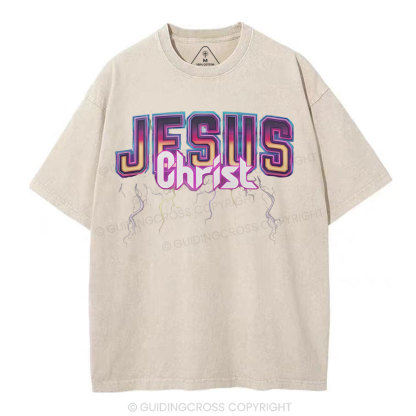Jesus Chrsit Christian Washed T-Shirt