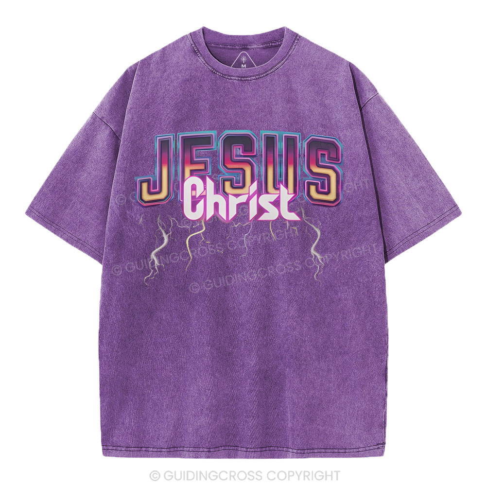 Jesus Chrsit Christian Washed T-Shirt