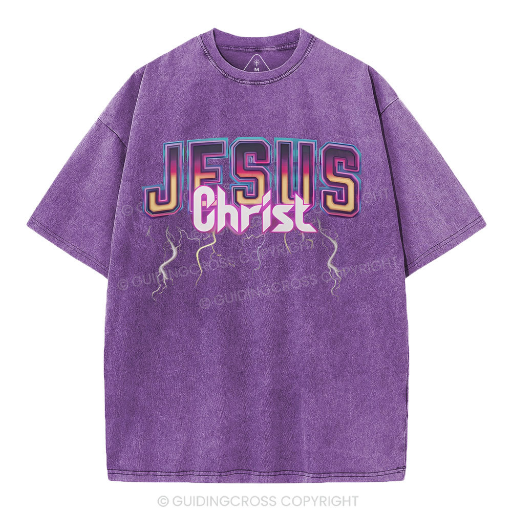 Jesus Chrsit Christian Washed T-Shirt