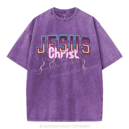 Jesus Chrsit Christian Washed T-Shirt