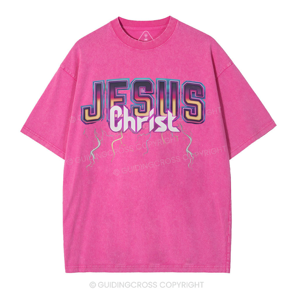 Jesus Chrsit Christian Washed T-Shirt