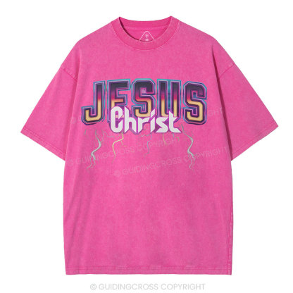 Jesus Chrsit Christian Washed T-Shirt