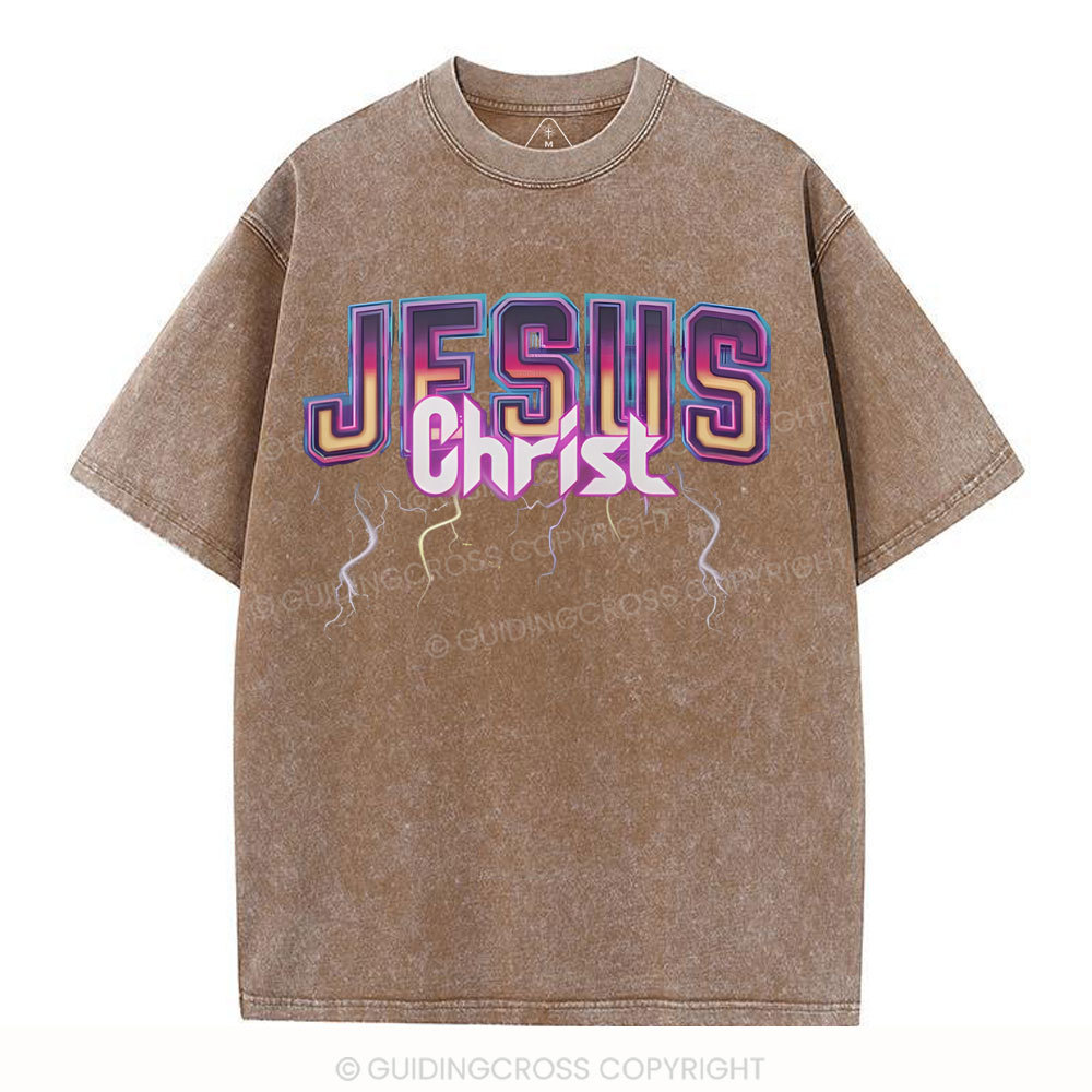 Jesus Chrsit Christian Washed T-Shirt