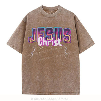 Jesus Chrsit Christian Washed T-Shirt