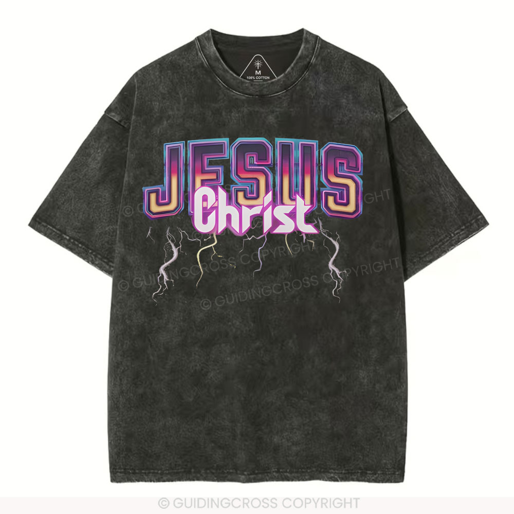 Jesus Chrsit Christian Washed T-Shirt