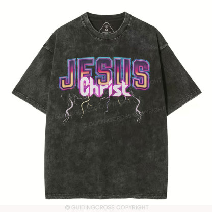 Jesus Chrsit Christian Washed T-Shirt