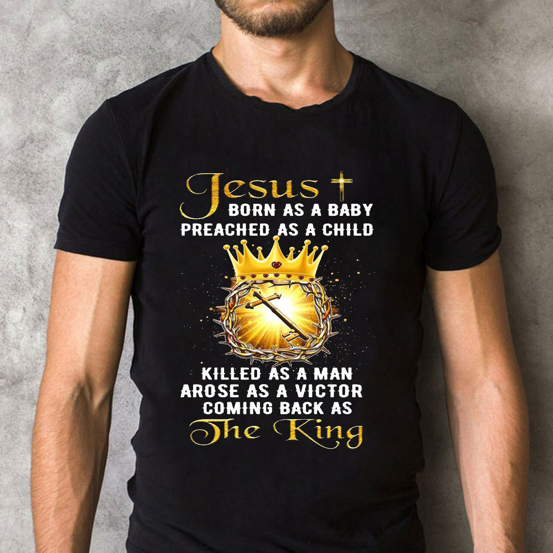 Jesus Coming Back As The King Christian T-Shirt