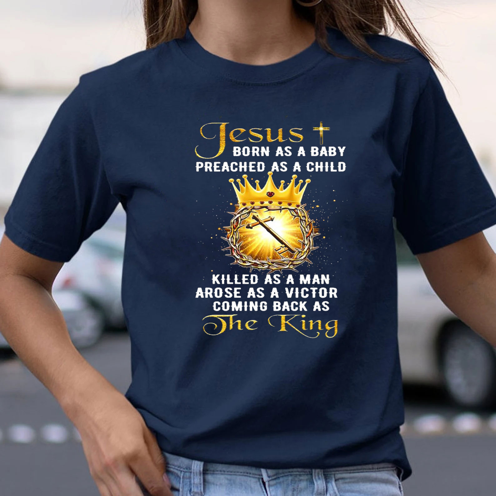 Jesus Coming Back As The King Christian T-Shirt