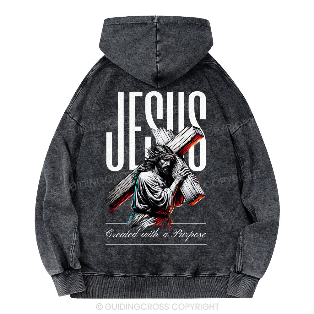 Transformed Christian Washed Hoodie Sale - GuidingCross
