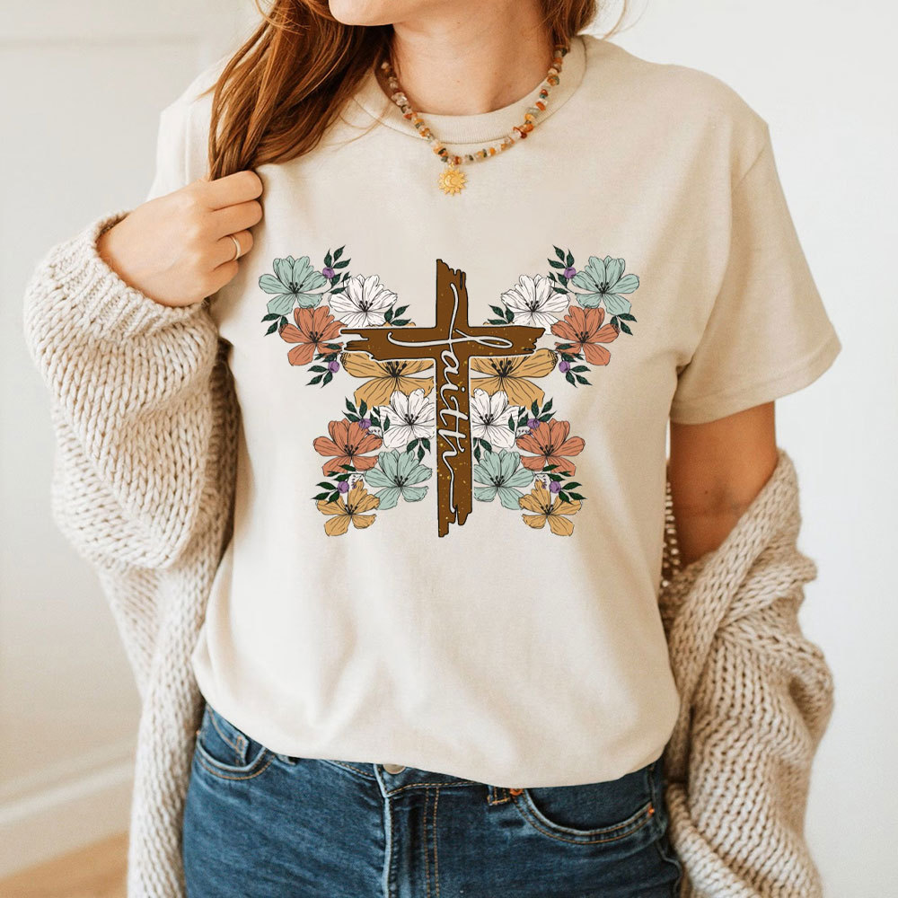 Jesus Cross Butterfly Christian T-Shirt