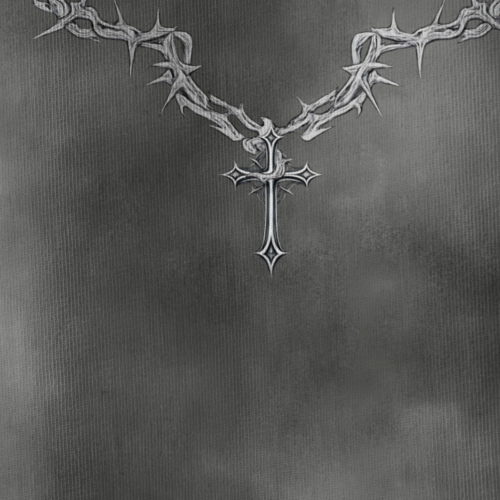 Jesus Cross Oversized All-Over Print Christian T-Shirt