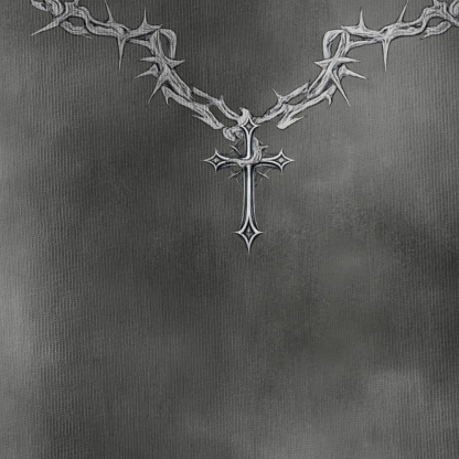 Jesus Cross Oversized All-Over Print Christian T-Shirt