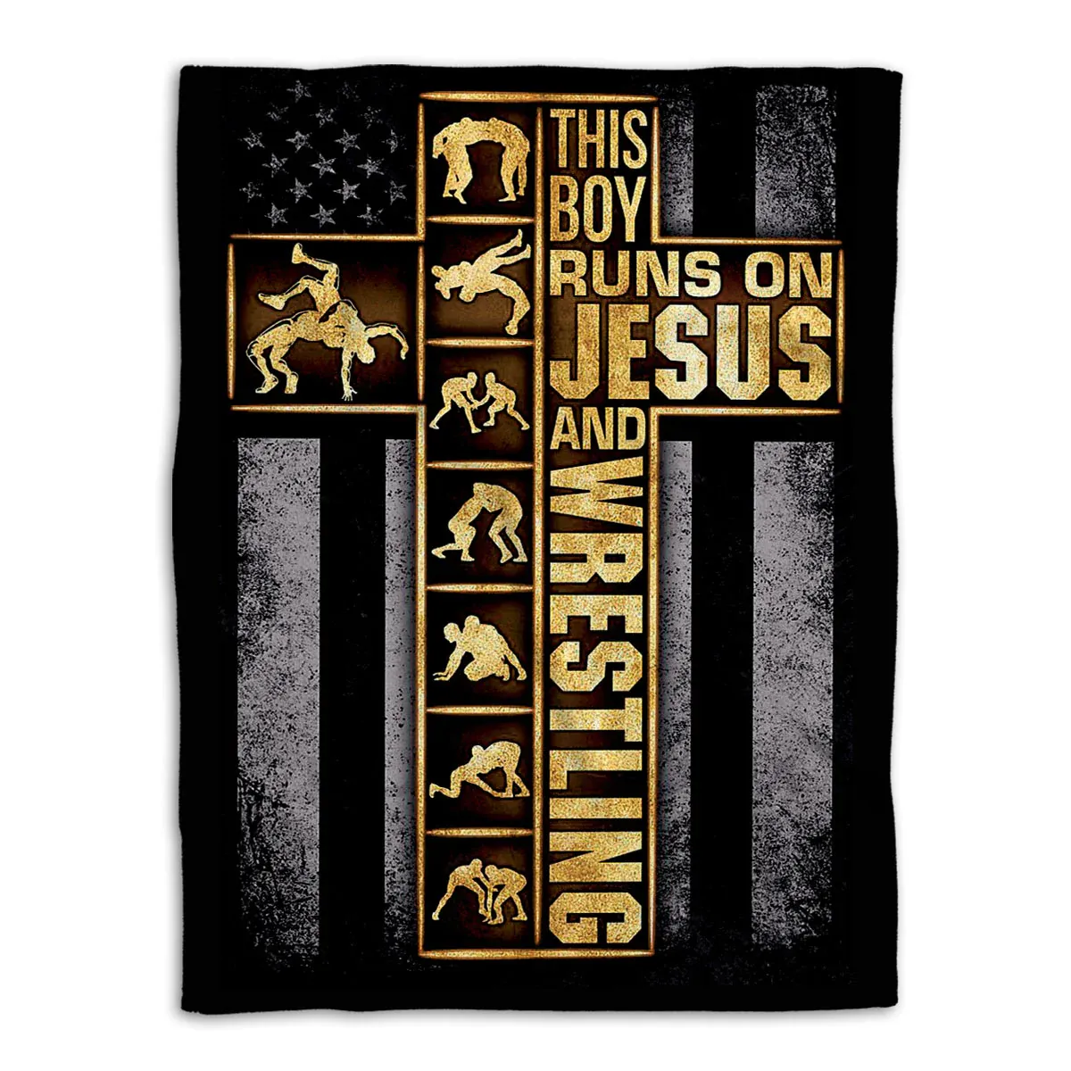 Jesus Cross Christian Blanket