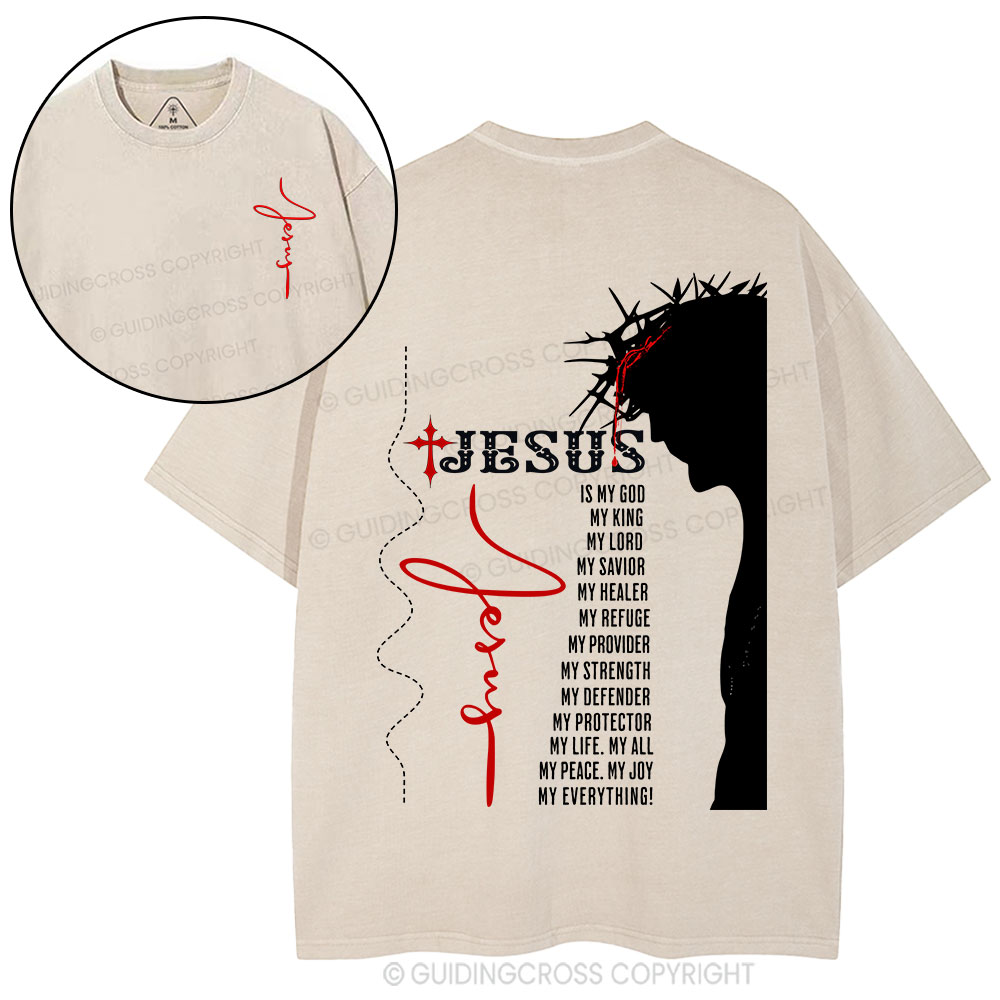 New-Sample Christian Washed T-Shirt Sale - GuidingCross