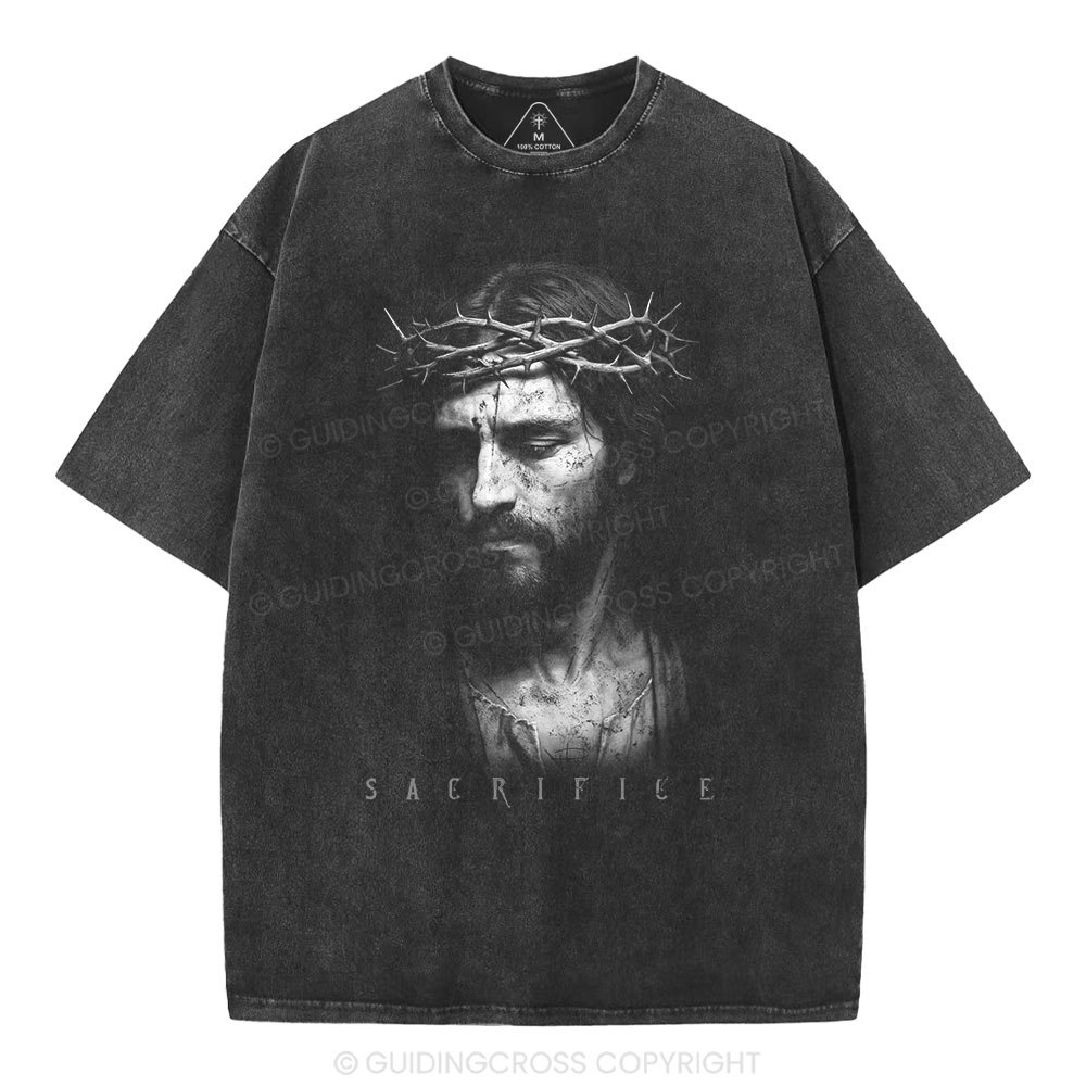 New-Sample Christian Washed T-Shirt Sale - GuidingCross