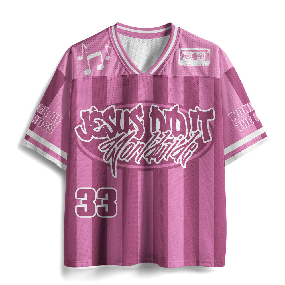 Jesus Did It Christian Mesh Jersey
