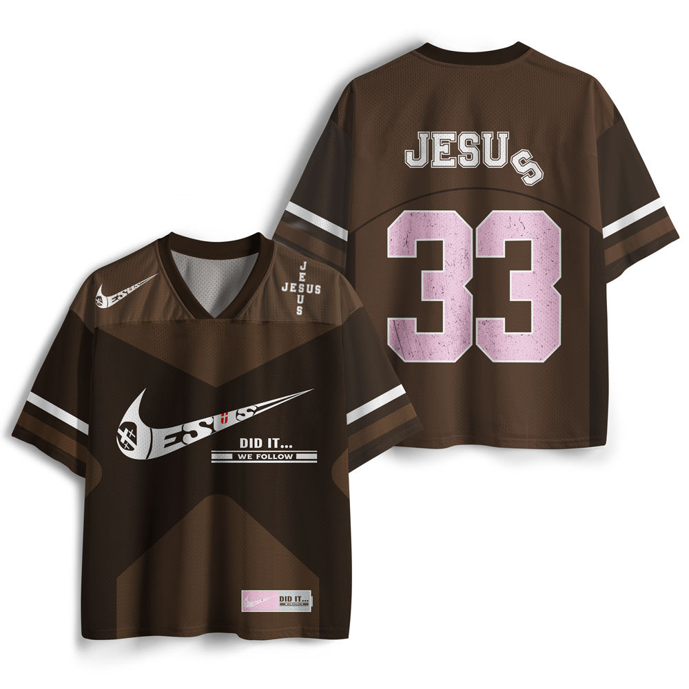 Jesus Did It Christian Mesh Jersey