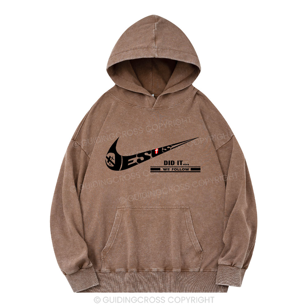 Jesus Did It Hoodie - Etsy